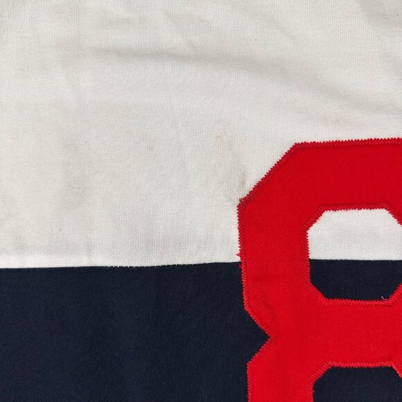 Tommy Hilfiger Womens XL '85 Colorblock Striped 3/4 Sleeve Polo Shirt - Picture 3 of 10